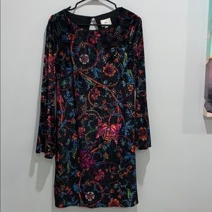 ECI velvet dress NWT